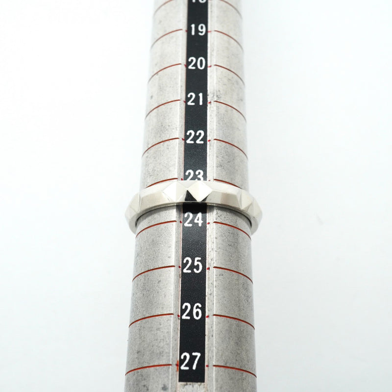 【6jgb0414】ティファニー リング トゥルー K18WG ホワイトゴールド 23.5号【中古】メンズ
