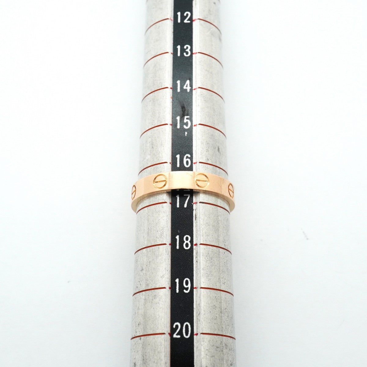 【6jgb0416】カルティエ リング ミニラブ K18PG ピンクゴールド ＃57【中古】メンズ