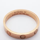 【6jgb0416】カルティエ リング ミニラブ K18PG ピンクゴールド ＃57【中古】メンズ