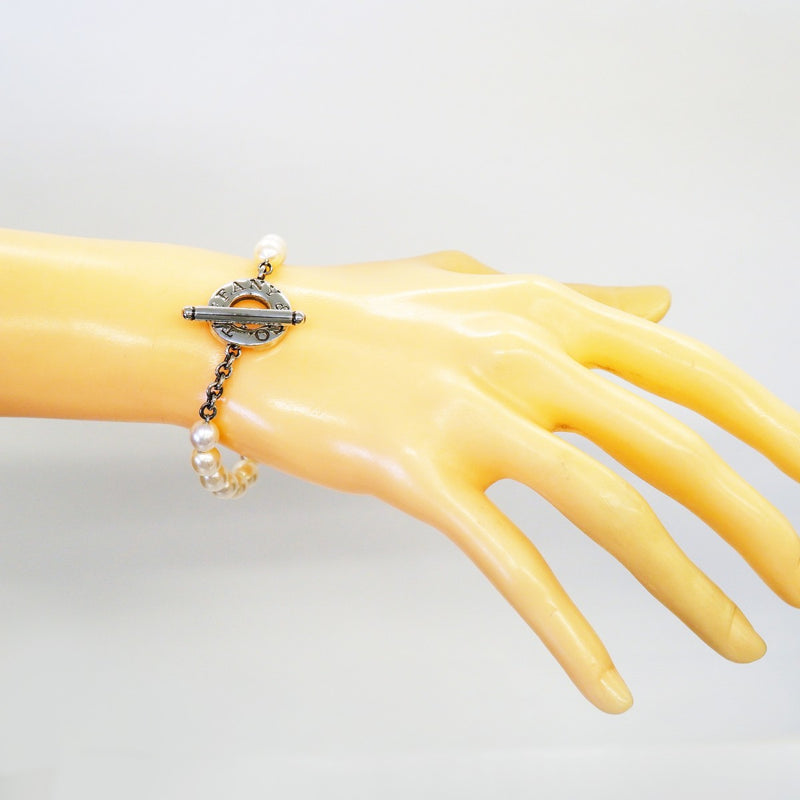 【6jgb0420】ティファニー ブレスレット シルバー925 パール【中古】レディース