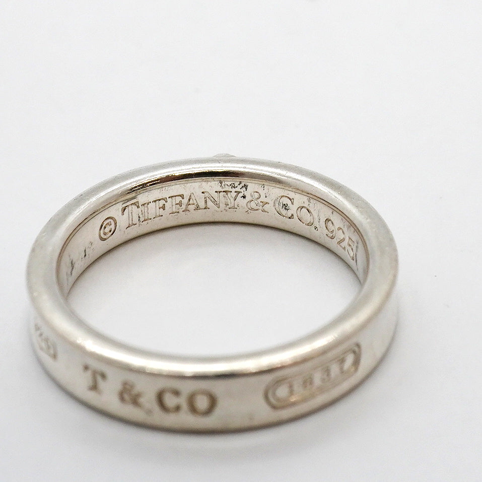 【6jgb0422-k】ティファニー リング ナロー シルバー925 10号【中古】レディース