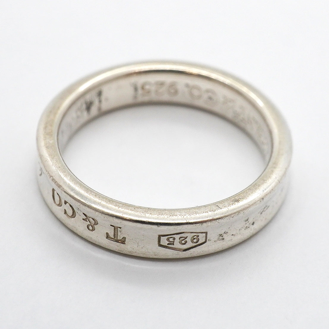 【6jgb0422-k】ティファニー リング ナロー シルバー925 10号【中古】レディース