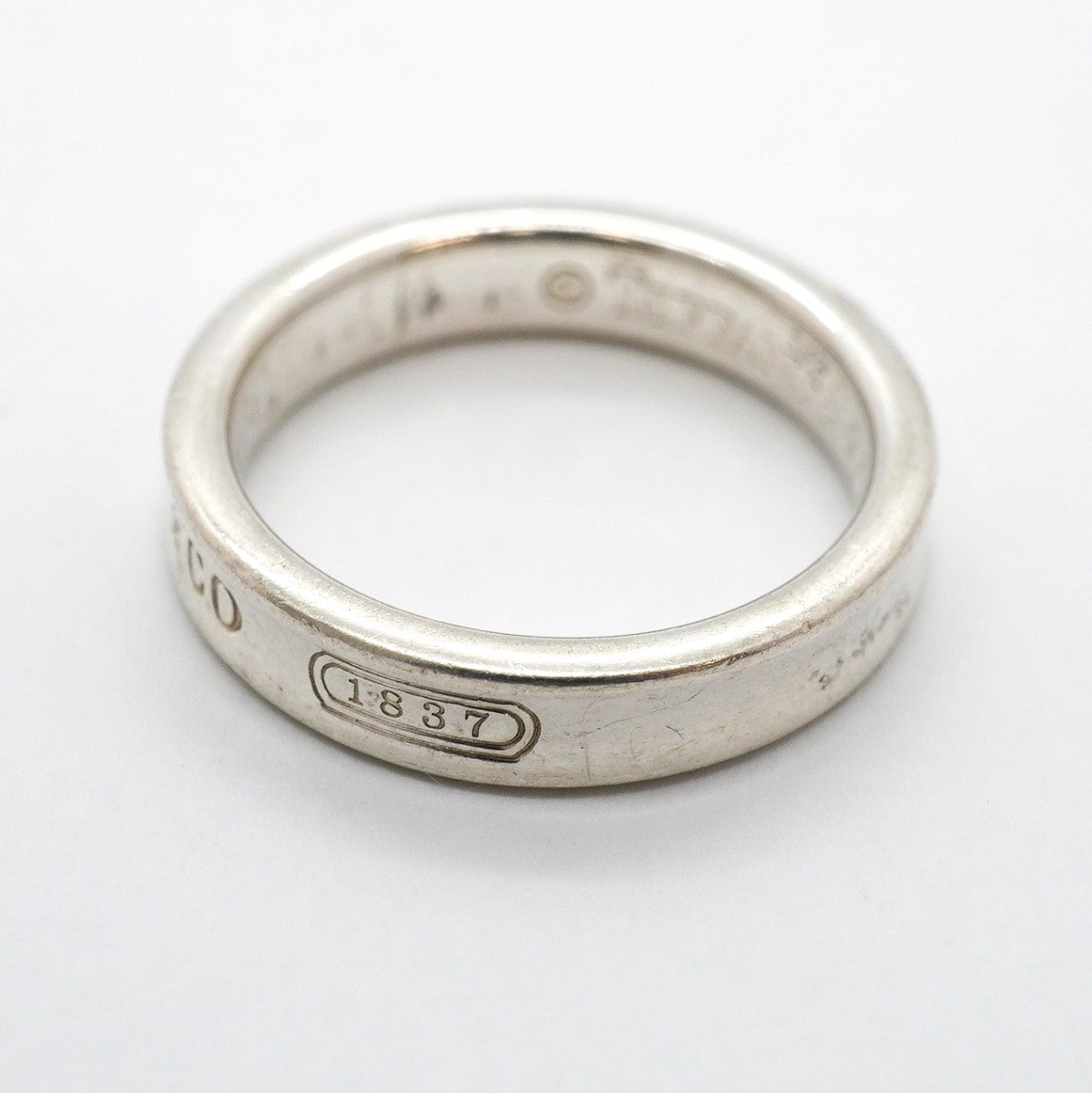 【6jgb0422-k】ティファニー リング ナロー シルバー925 10号【中古】レディース