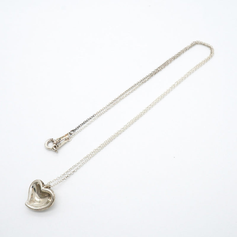 【6jgb0425-k】ティファニー ネックレス フルハート シルバー925【中古】レディース