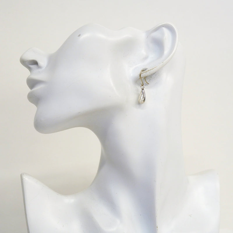 【6jgb0429-k】ティファニー ピアス ティアドロップ シルバー925【中古】レディース