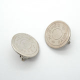 【6jgb0434-k】エルメス イヤリング セリエ メタル シルバー【中古】レディース