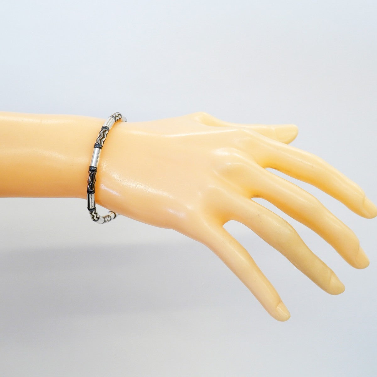 【6jgb0439-k】ティファニー ブレスレット アズテック/ジグザグ シルバー925 ヘマタイト グレー【中古】メンズ レディース ユニセックス