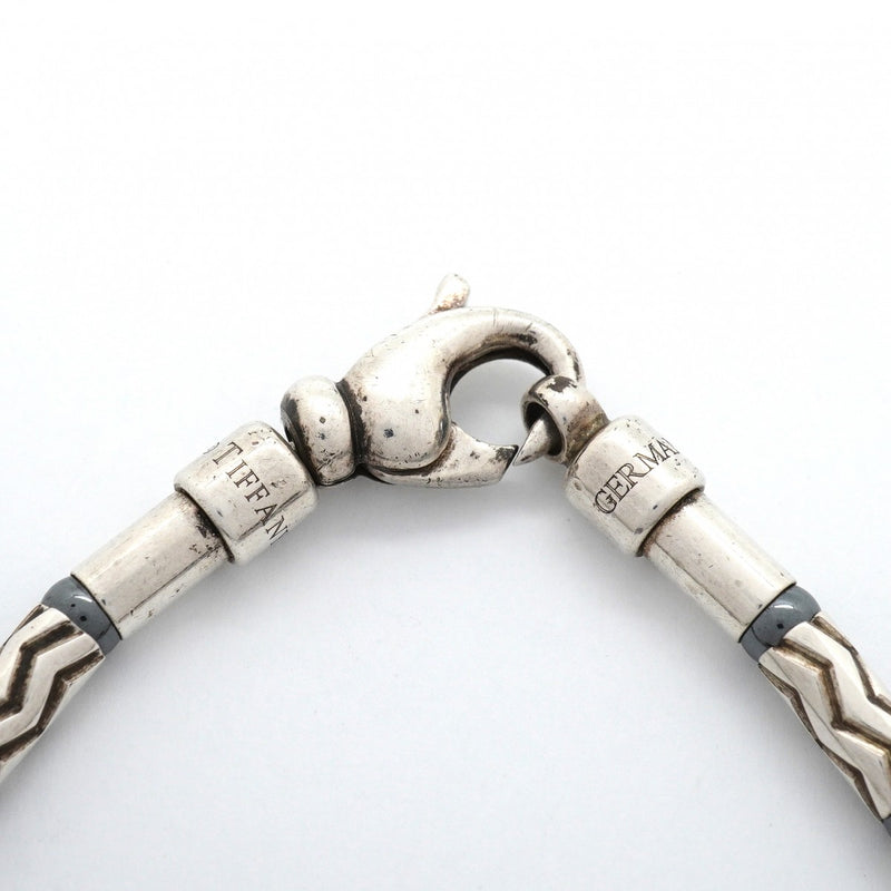 【6jgb0439-k】ティファニー ブレスレット アズテック/ジグザグ シルバー925 ヘマタイト グレー【中古】メンズ レディース ユニセックス