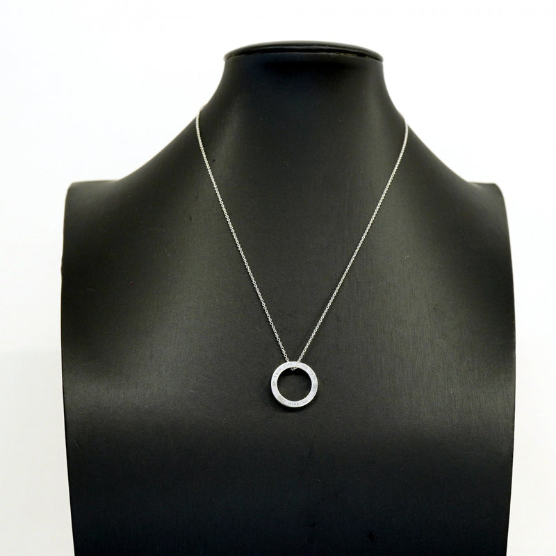 【6jgb0450-k】ティファニー ネックレス 1837/サークル シルバー925【中古】レディース