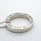 【6jgb0450-k】ティファニー ネックレス 1837/サークル シルバー925【中古】レディース