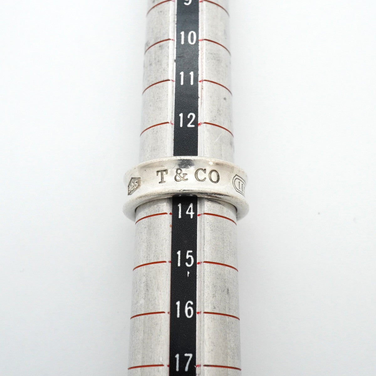 【6jgb0452-k】ティファニー リング ナロー シルバー925 13.5号【中古】レディース