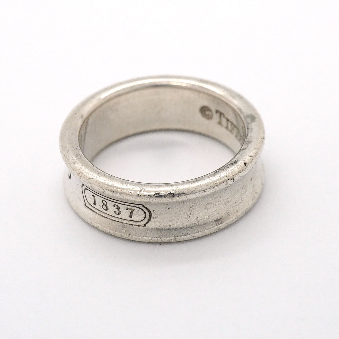 【6jgb0452-k】ティファニー リング ナロー シルバー925 13.5号【中古】レディース