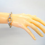 【6jgb0461-k】ティファニー ブレスレット メイカーズ/ワイドチェーン K18YG イエローゴールド シルバー925【中古】メンズ レディース ユニセックス