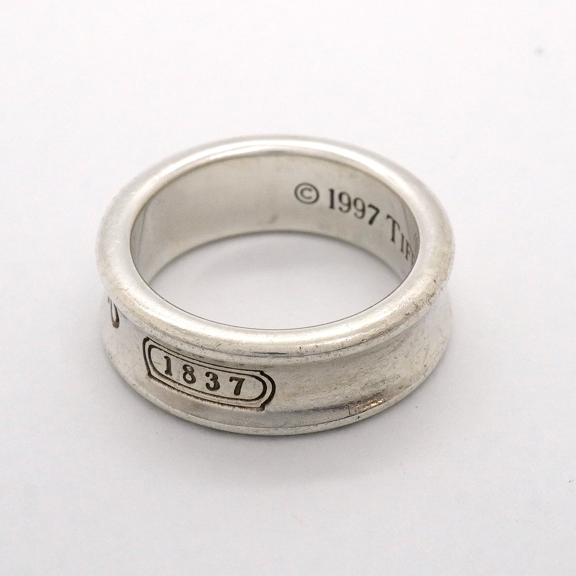 【6jgb0462-k】ティファニー リング ナロー シルバー925 12.5号【中古】レディース