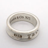【6jgb0462-k】ティファニー リング ナロー シルバー925 12.5号【中古】レディース
