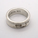【6jgb0462-k】ティファニー リング ナロー シルバー925 12.5号【中古】レディース