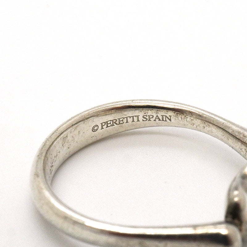 【6jgb0463-k】ティファニー リング ビーン シルバー925 9.5号【中古】レディース