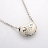 【6jgb0466-k】ティファニー ネックレス ビーン シルバー925【中古】レディース