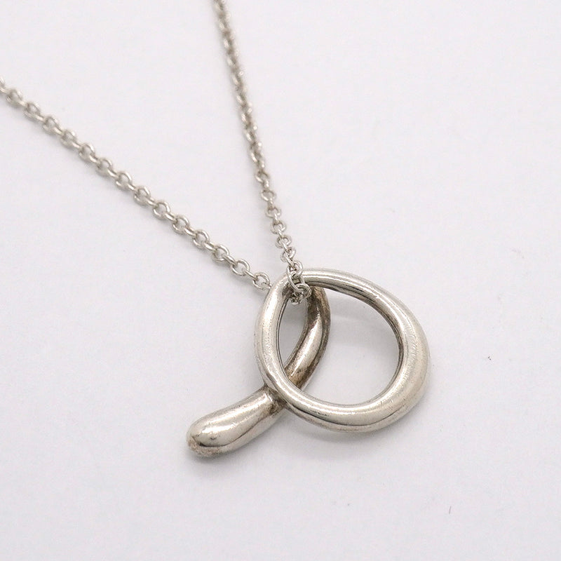 【6jgb0467-k】ティファニー ネックレス イニシャル a シルバー925【中古】レディース