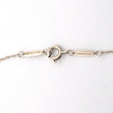 【6jgb0467-k】ティファニー ネックレス イニシャル a シルバー925【中古】レディース