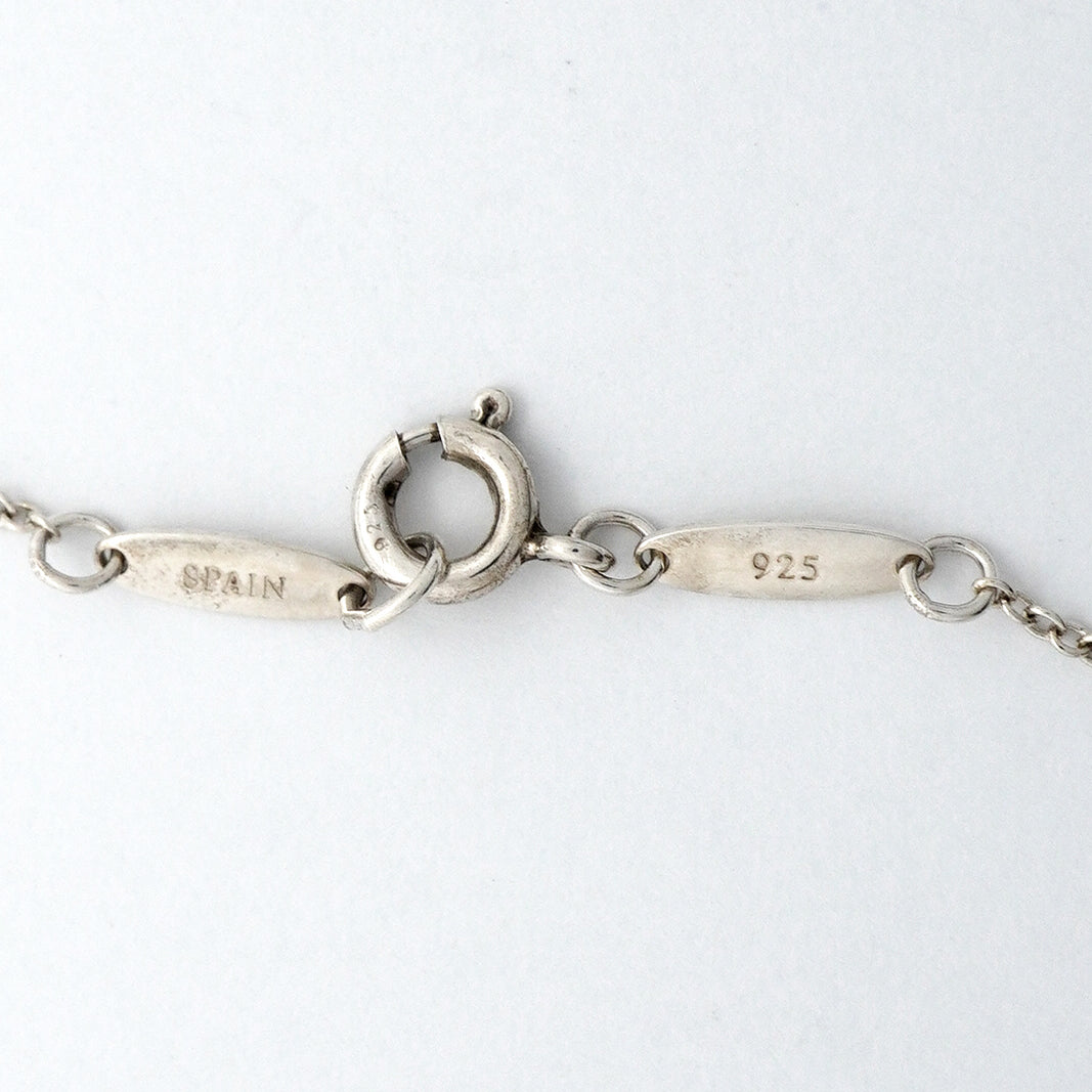 【6jgb0467-k】ティファニー ネックレス イニシャル a シルバー925【中古】レディース
