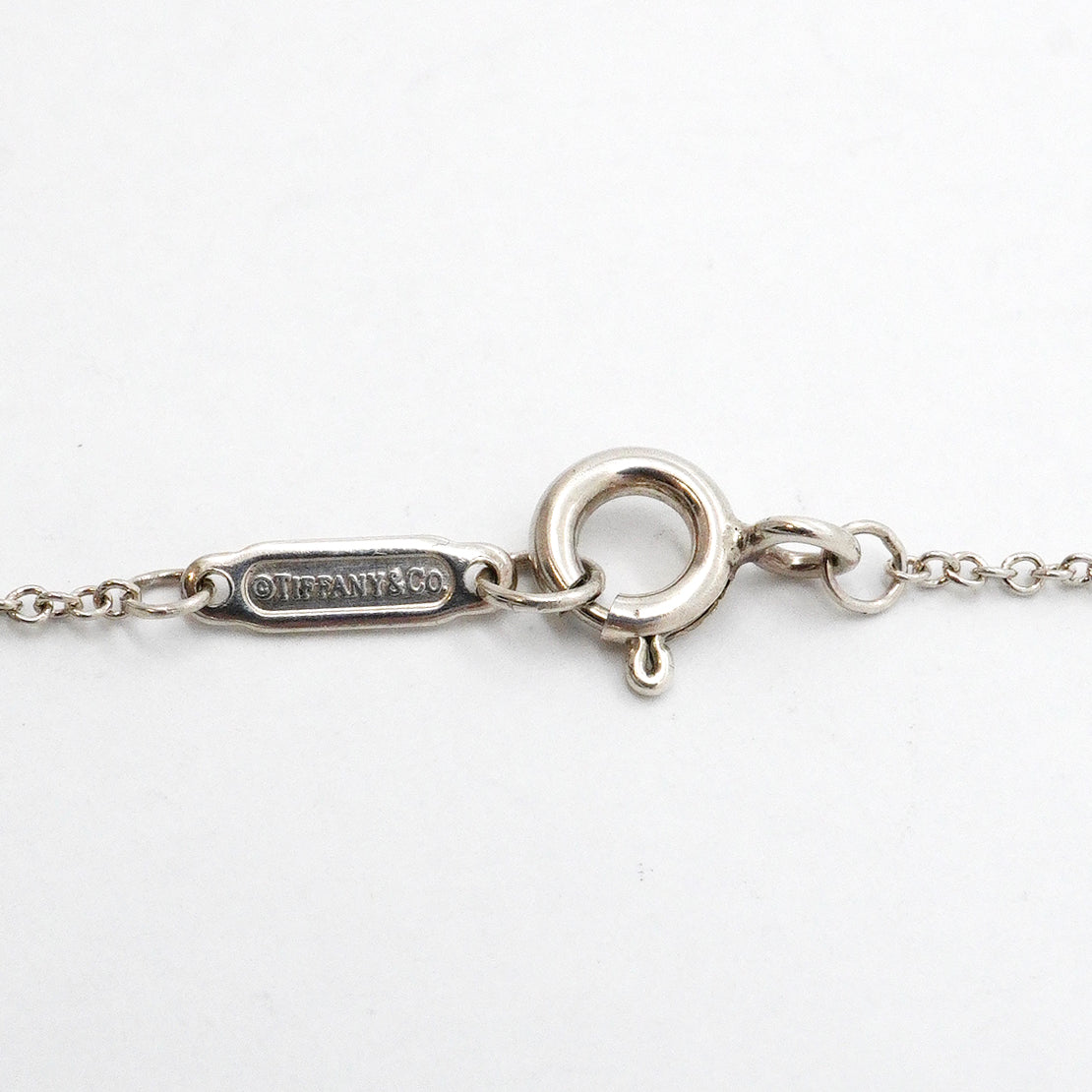 【6jgb0474-k】ティファニー ネックレス ダブルリターントゥハート シルバー925 ピンク【中古】レディース
