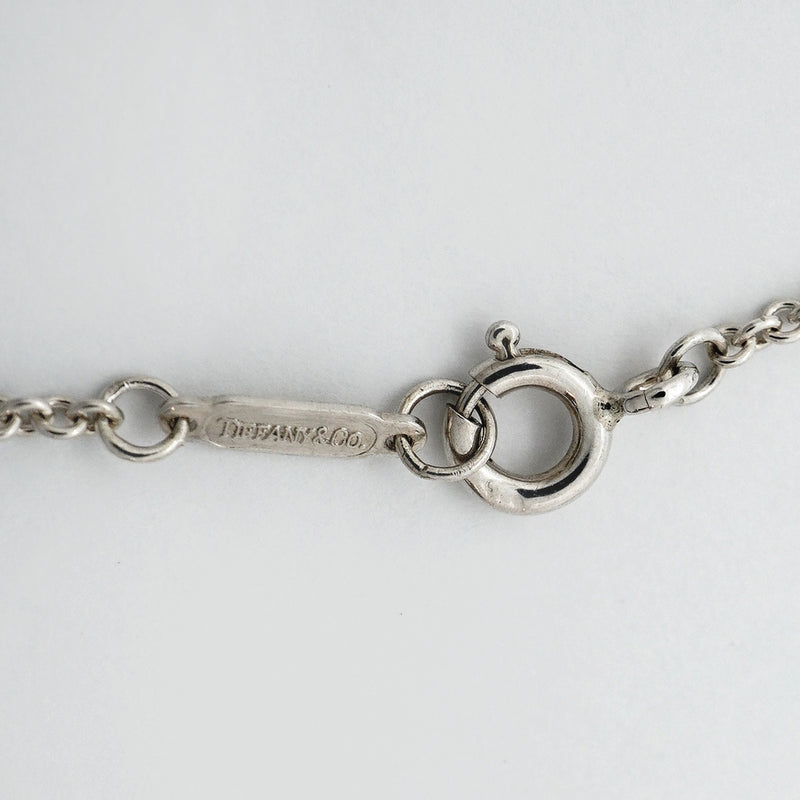 【6jgb0477-k】ティファニー ネックレス リボン シルバー925【中古】レディース