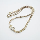 【6jgb0485】ティファニー ネックレス センターノット/ダブルロープ シルバー925【中古】レディース