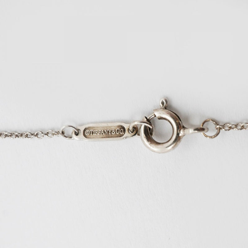 【6jgb0499】ティファニー ネックレス ハートロック シルバー925【中古】レディース