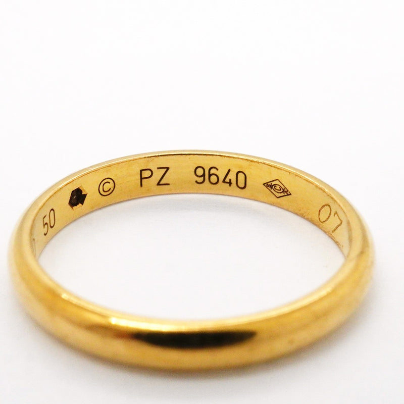 【6jgb0503】カルティエ リング クラシック 1PD K18YG イエローゴールド ダイヤモンド ＃50【中古】レディース