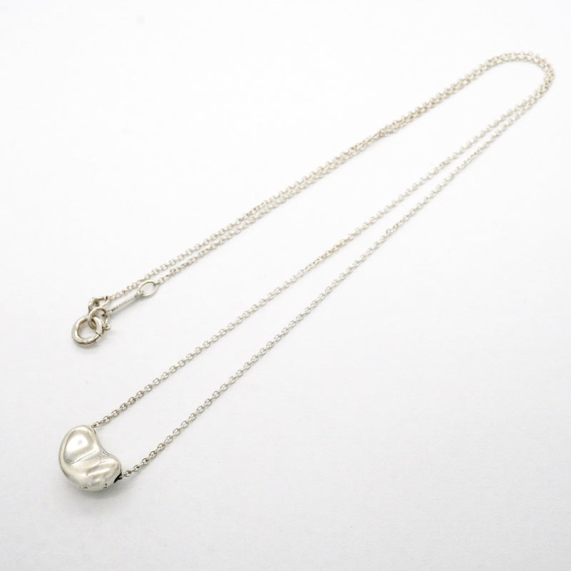 【6jgb0509】ティファニー ネックレス ビーン シルバー925【中古】レディース