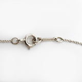 【6jgb0509】ティファニー ネックレス ビーン シルバー925【中古】レディース