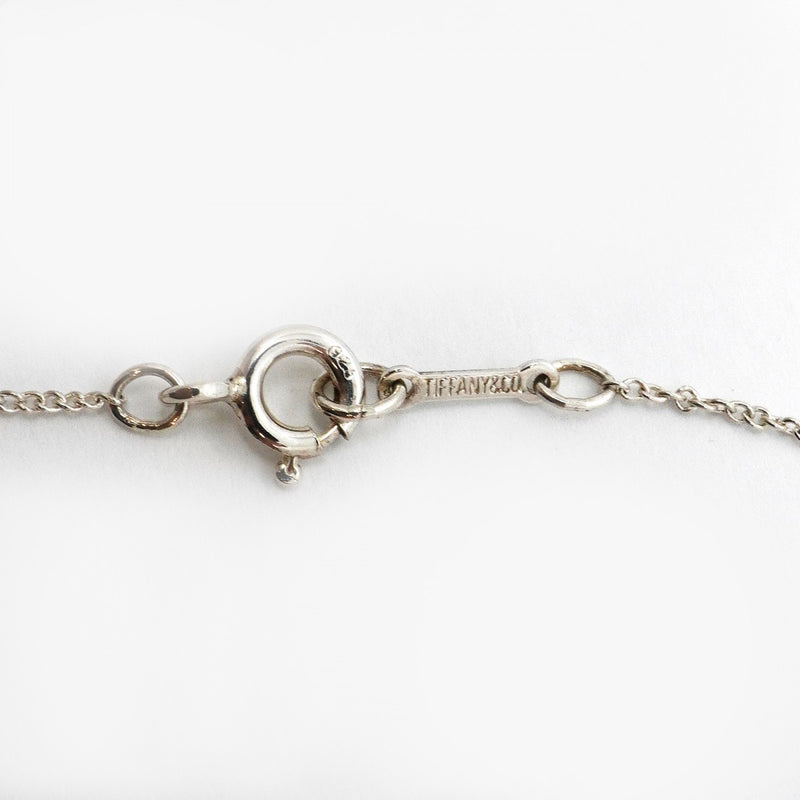 【6jgb0509】ティファニー ネックレス ビーン シルバー925【中古】レディース