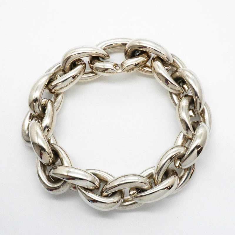 【6jgb0510】エルメス ブレスレット アクロバットGM 17コマ シルバー925【中古】メンズ