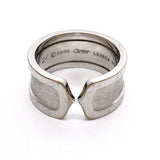 【6jgb0511】カルティエ リング C2 ラージ K18WG ホワイトゴールド ＃57【中古】メンズ