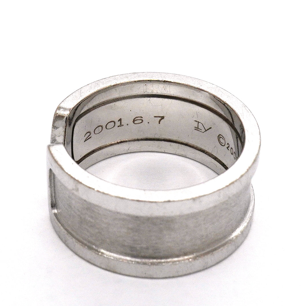 【6jgb0511】カルティエ リング C2 ラージ K18WG ホワイトゴールド ＃57【中古】メンズ