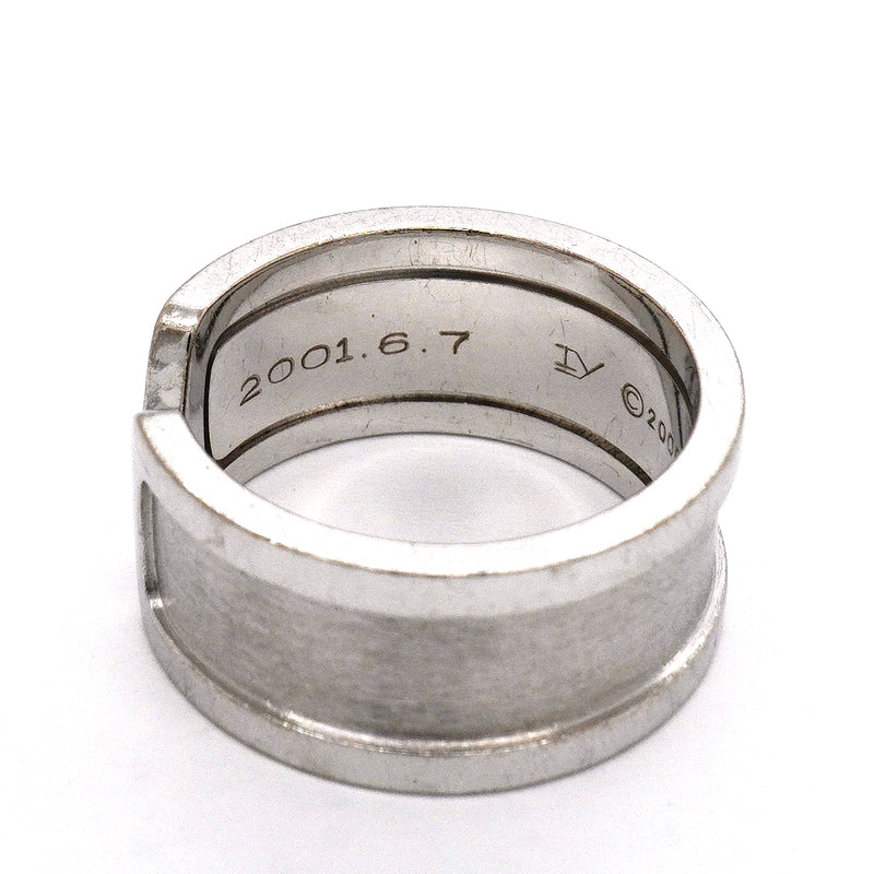 【6jgb0511】カルティエ リング C2 ラージ K18WG ホワイトゴールド ＃57【中古】メンズ