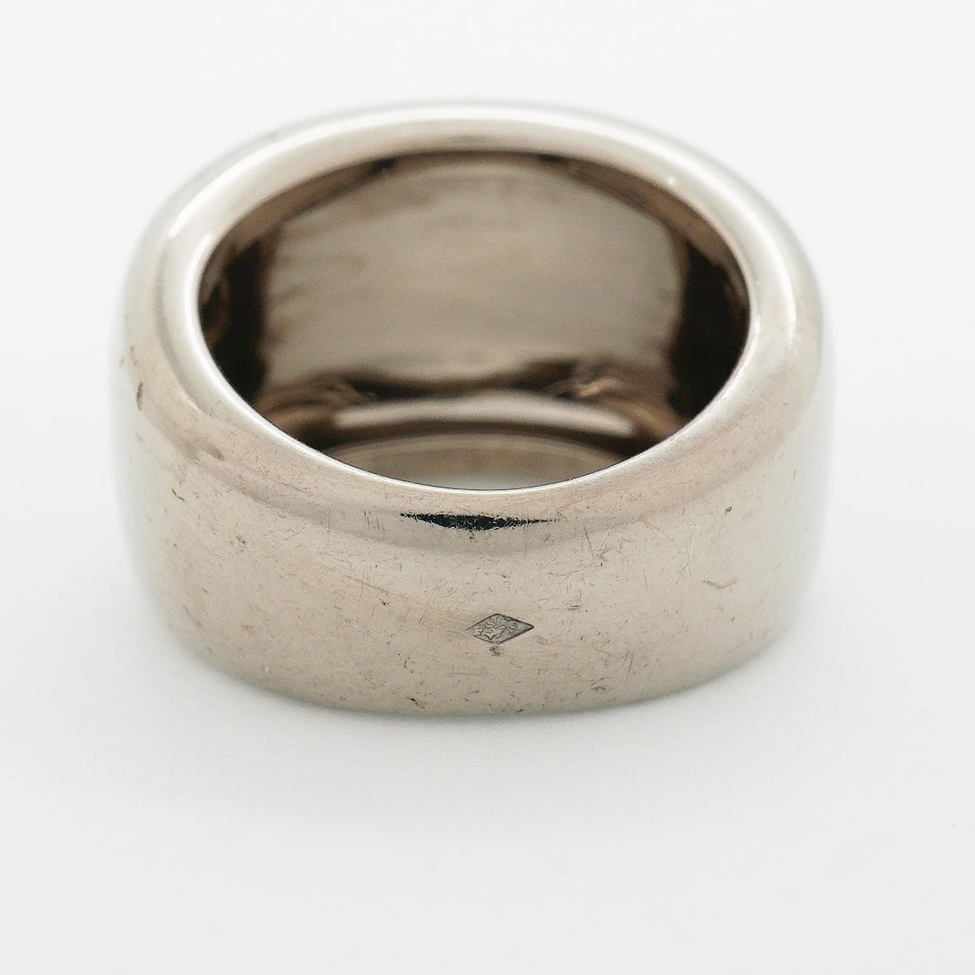 【6jgb0512】カルティエ リング ヌーベルバーグ K18WG ホワイトゴールド ＃50【中古】メンズ レディース ユニセックス