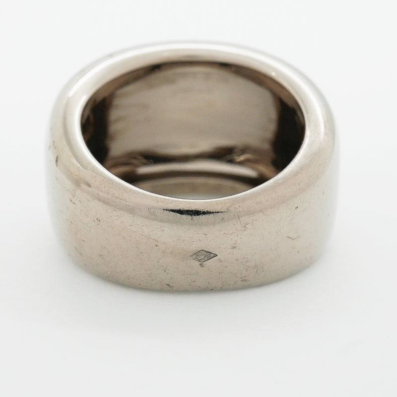 【6jgb0512】カルティエ リング ヌーベルバーグ K18WG ホワイトゴールド ＃50【中古】メンズ レディース ユニセックス