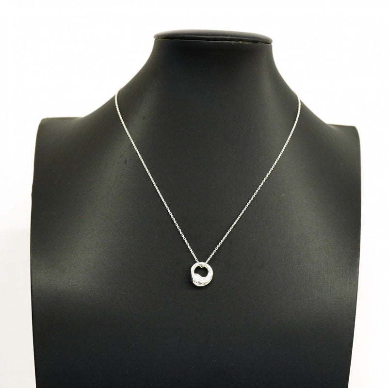 【6jgb0519-k】ティファニー ネックレス エターナルサークル シルバー925【中古】レディース