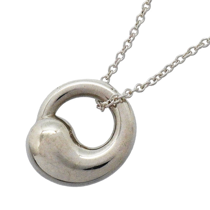 【6jgb0519-k】ティファニー ネックレス エターナルサークル シルバー925【中古】レディース