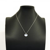 【6jgb0520-k】ティファニー ネックレス ダブルリターントゥハート シルバー925【中古】レディース