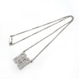 【6jgb0527】カルティエ ネックレス ウィッシュノット K18WG ホワイトゴールド ダイヤモンド【中古】レディース