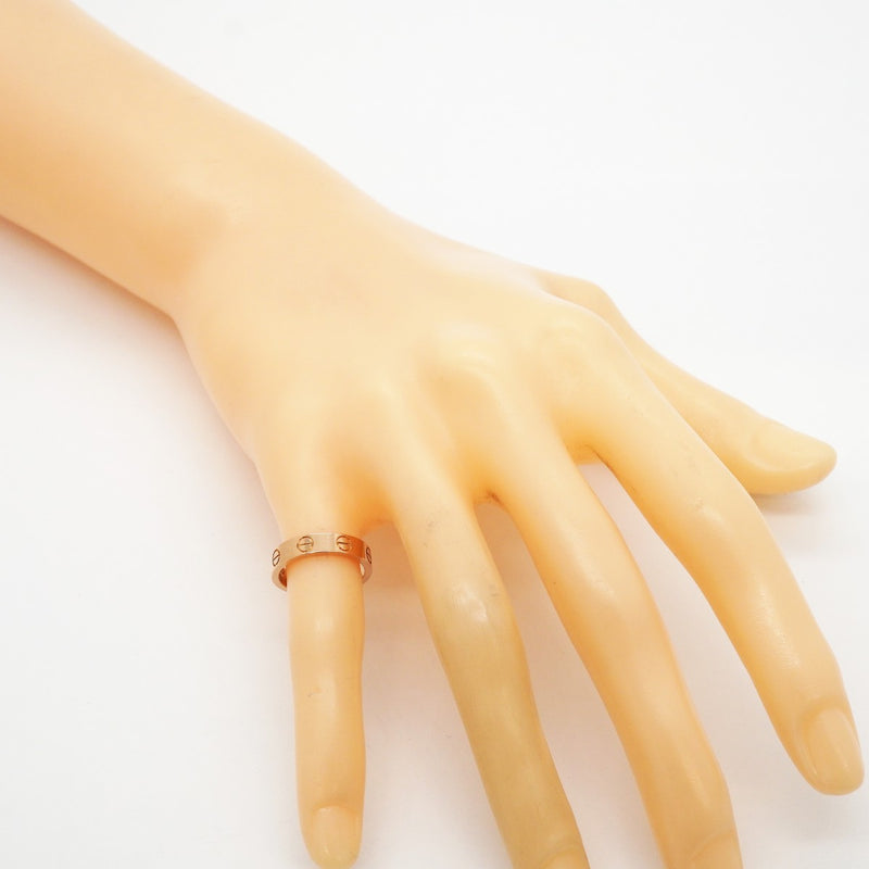 【6jgb0529】カルティエ リング ミニラブ K18PG ピンクゴールド ＃45【中古】レディース