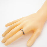 【6jgb0531】カルティエ リング ハッピーバースデー K18WG ホワイトゴールド ＃62【中古】メンズ