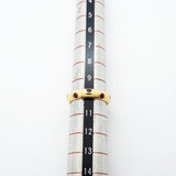 【6jgb0532】ティファニー リング ドッツ K18YG イエローゴールド ルビー レッド 10号【中古】レディース