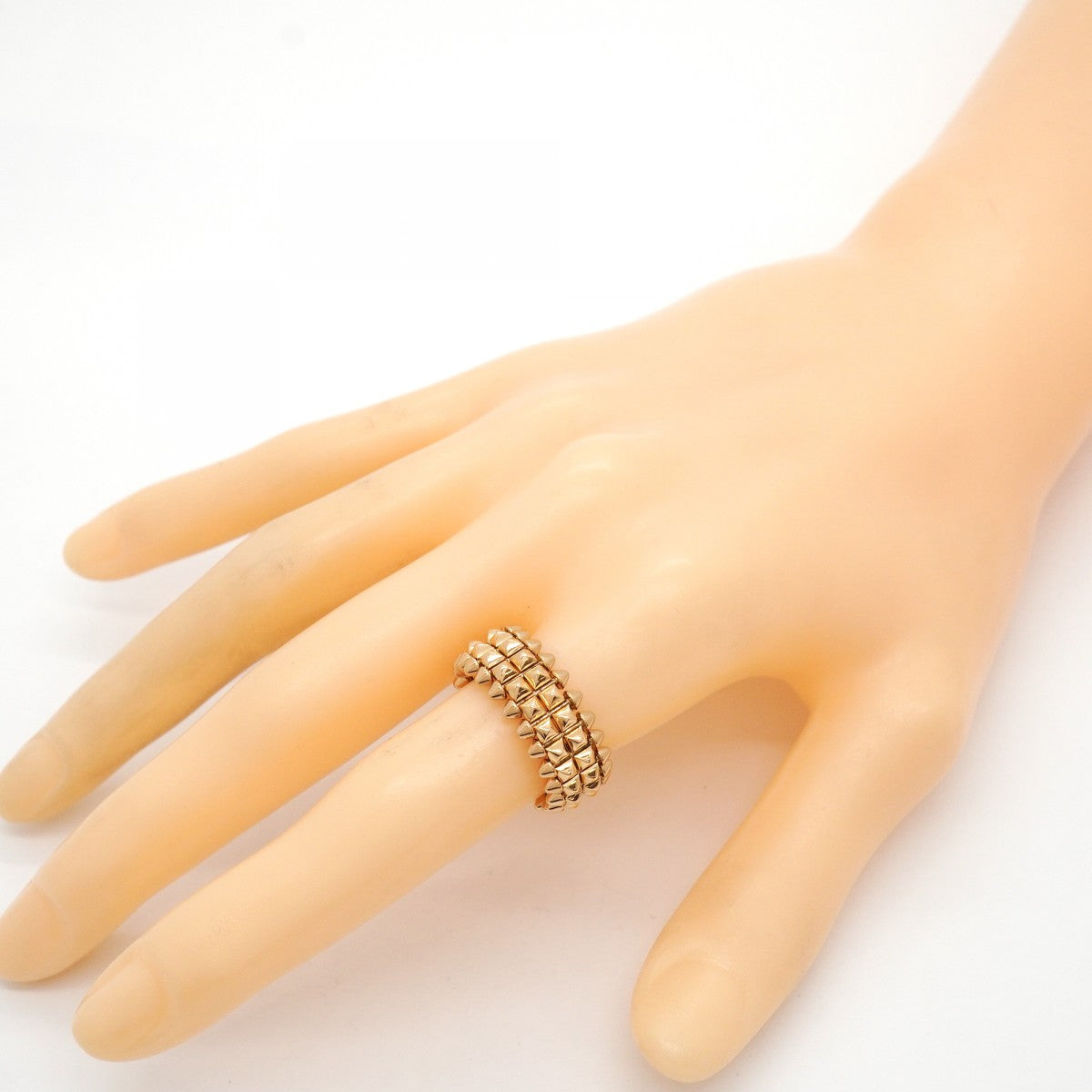 【6jgb0533】カルティエ リング クラッシュ/ダブル K18PG ピンクゴールド ＃55【中古】メンズ レディース ユニセックス