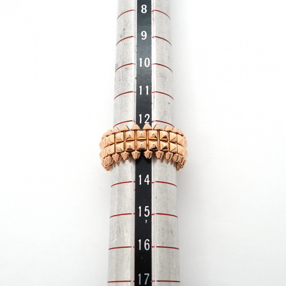 【6jgb0533】カルティエ リング クラッシュ/ダブル K18PG ピンクゴールド ＃55【中古】メンズ レディース ユニセックス