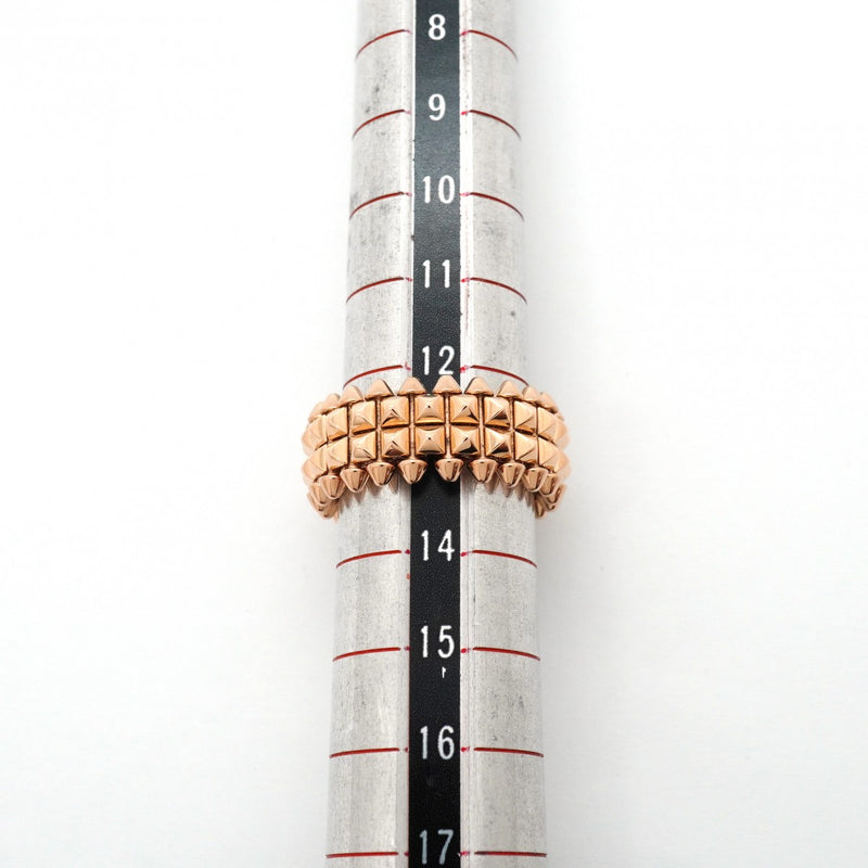 【6jgb0533】カルティエ リング クラッシュ/ダブル K18PG ピンクゴールド ＃55【中古】メンズ レディース ユニセックス