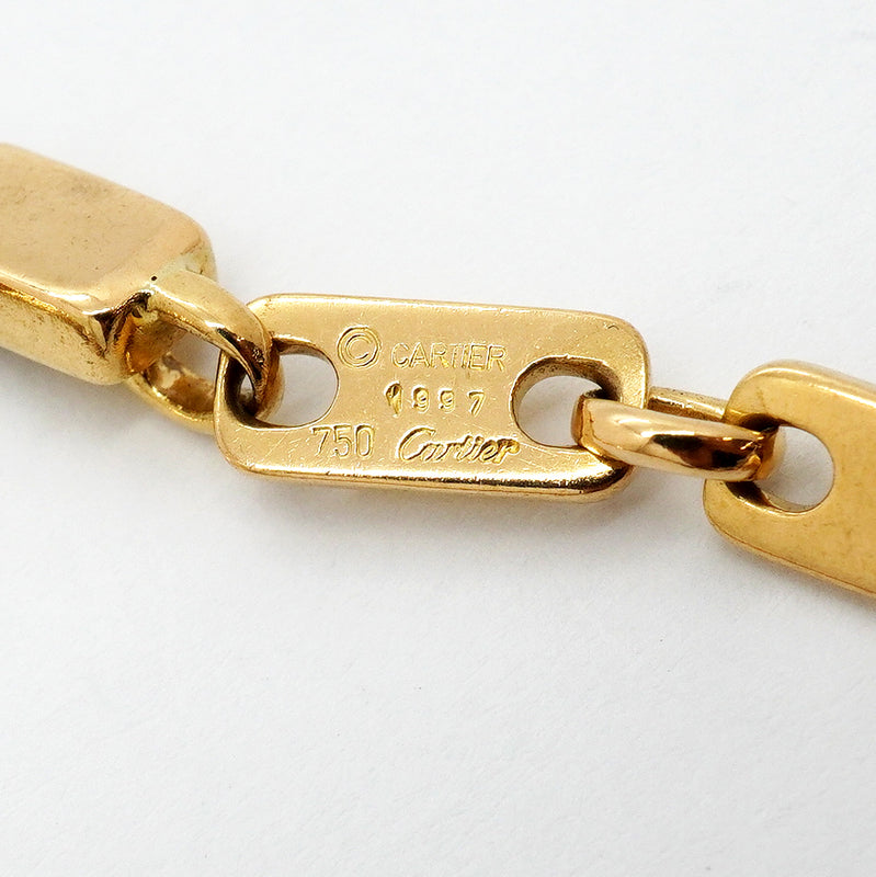 【6jgb0539】カルティエ ブレスレット フィディリティ K18YG イエローゴールド【中古】レディース